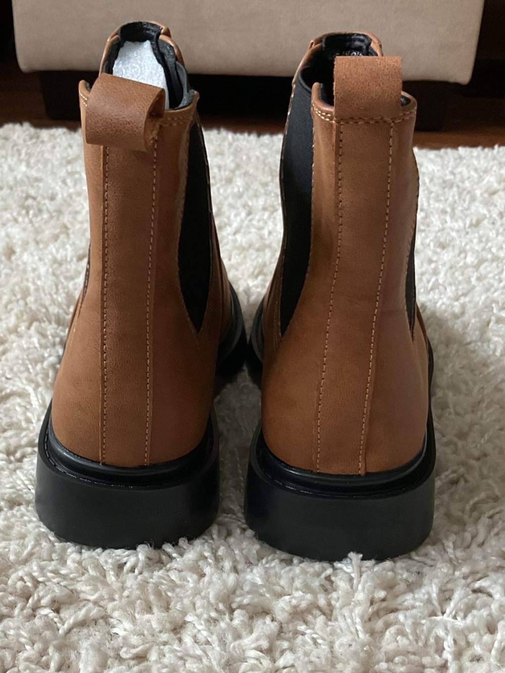 💐NEW IN BOX💐 PPXID Women's Chelsea Boots Pull On Ankle Boots - size 6.5 - Picture 4 of 7